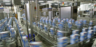 Dairy factory production line