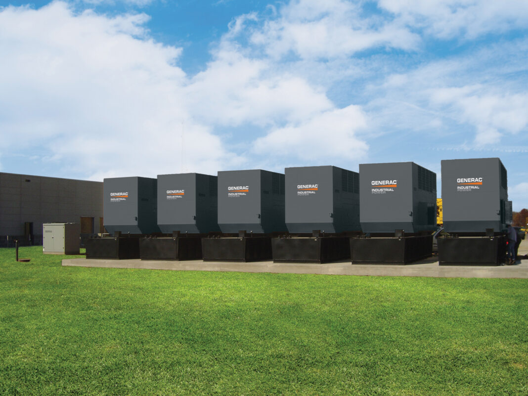 Paralleled Generator Lineup