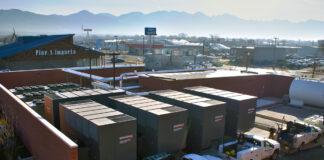 Generators at a data center