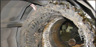 Burnt motor windings