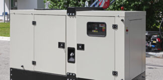 Mobile diesel generator for emergency electric power