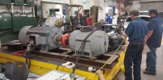 Motors Coupled for Testing